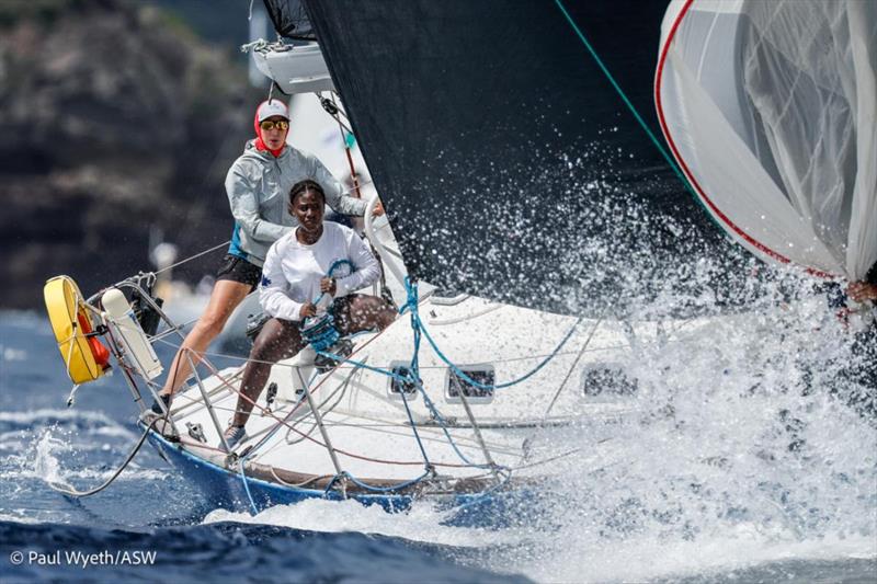 Katy Campbell's Salona 45 Panacea X - Antigua Sailing Week - photo © Paul Wyeth / pwpictures.com
