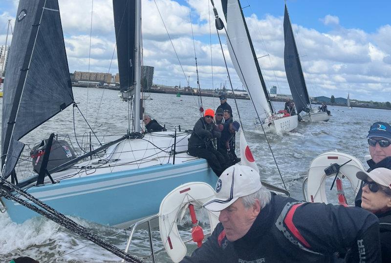 Medway YC Cruiser Spring Series race 3 - photo © Martin Godden
