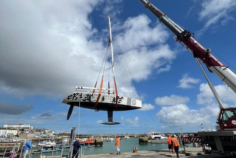 'Assassin' being craned in - Spring Series at Royal Temple YC day 1 - photo © Peter Jackson