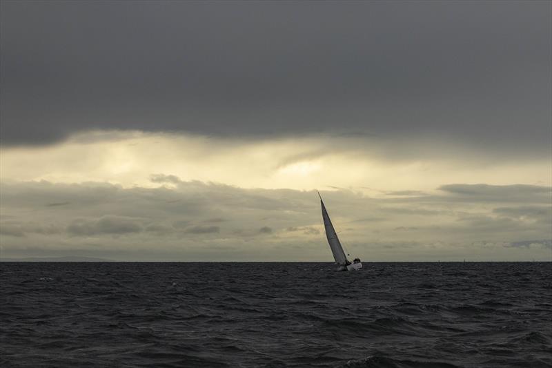 Ominous clouds eventually gave way to a blue sky - 2025 Australian Women's Keelboat Regatta - photo © Andrea Francolini