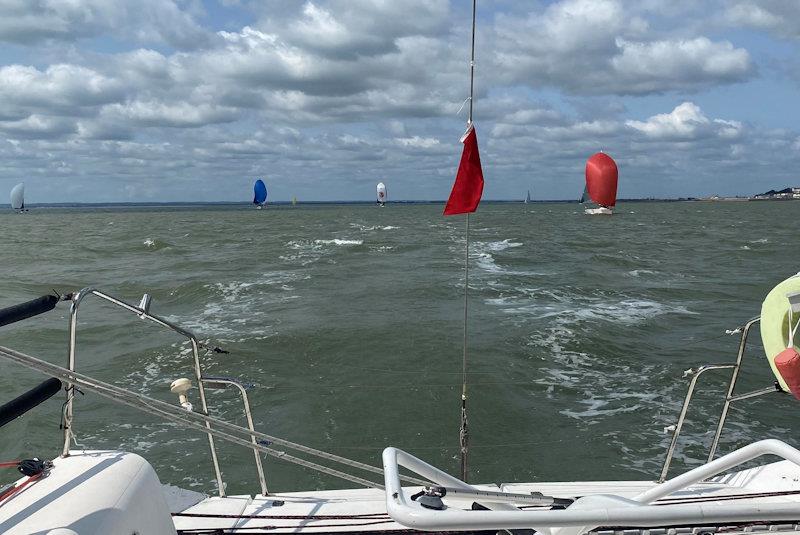 Lock Stock hanging on to Assassin - Summer Series at Royal Temple YC race 1 photo copyright James Alexander taken at Royal Temple Yacht Club and featuring the IRC class