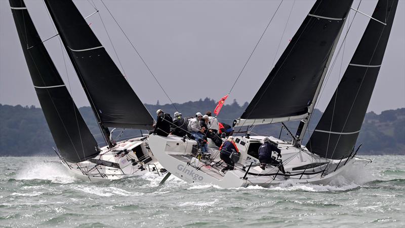 Ginkgo - GER7759 - and Django - JPK-GBR8888L - in AC2 2025 Admirals Cup Inshore Racing on Tuesday - photo © David Maynard / www.alleycatphotographer.com