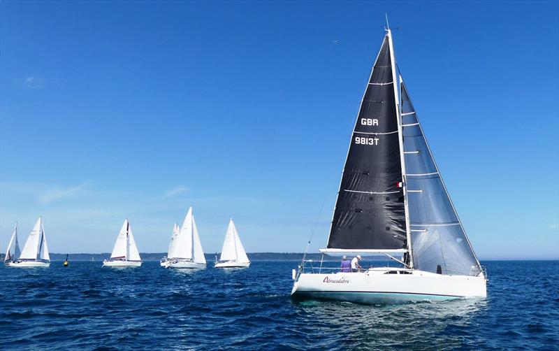 Leg 2 start with Abracadabra and fleet off to Binic - 28th Waller-Harris Two-handed Triangle Race - photo © Bill Harris