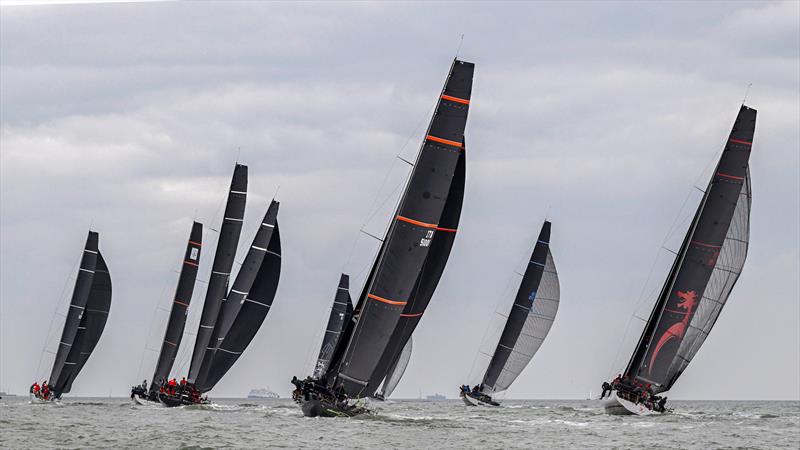 After the first mark of race 1 - Admiral's Cup Inshore Racing on Thursday - photo © David Maynard / www.alleycatphotographer.com