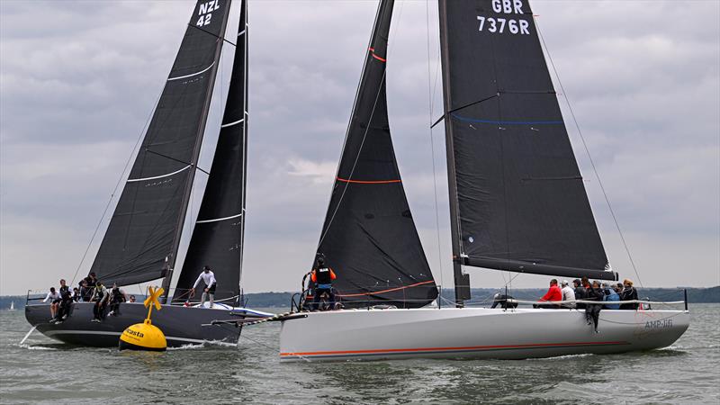 Callisto and AMP-Lifi - Admiral's Cup Inshore Racing on Thursday - photo © David Maynard / www.alleycatphotographer.com