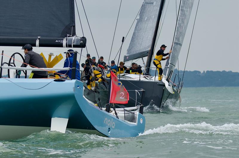 Nola - Admiral's Cup Inshore Racing on Thursday photo copyright Tom Hicks / www.solentaction.com taken at Royal Ocean Racing Club and featuring the IRC class