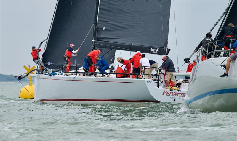 Privateer - Admiral's Cup Inshore Racing on Thursday photo copyright Tom Hicks / www.solentaction.com taken at Royal Ocean Racing Club and featuring the IRC class