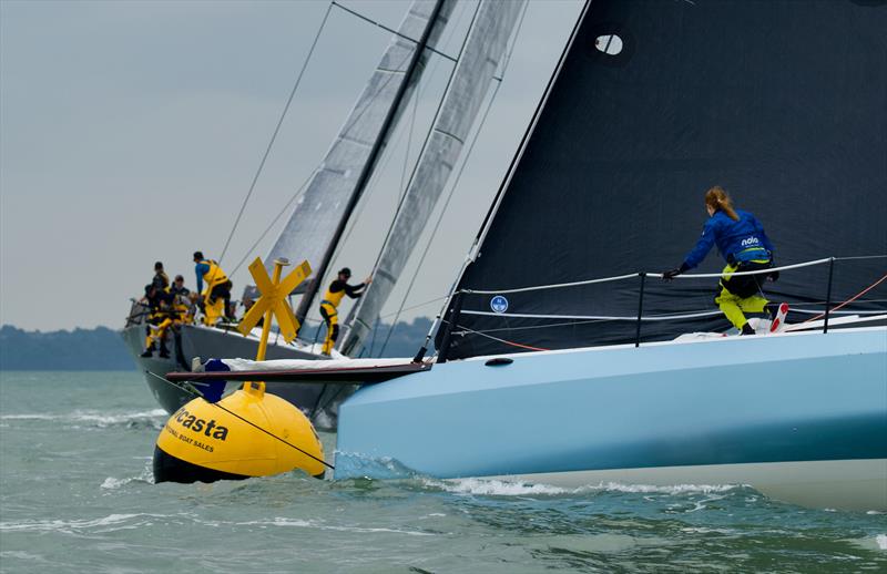 Nola - Admiral's Cup Inshore Racing on Thursday photo copyright Tom Hicks / www.solentaction.com taken at Royal Ocean Racing Club and featuring the IRC class