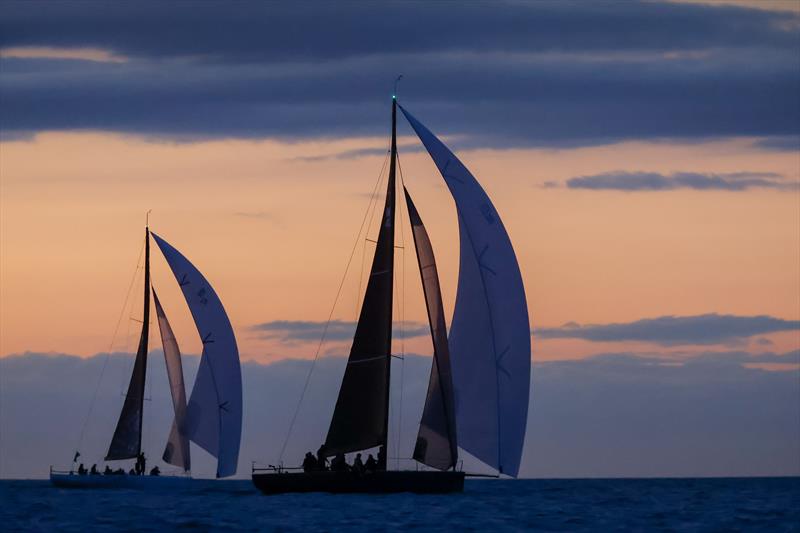 Jolt 6 crosses the finish line with Caro - Admiral's Cup 2025 in the Rolex Fastnet Race - photo © Paul Wyeth / pwpictures.com / RORC