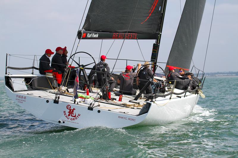 Beau Geste (HKG) - AC1 - Inshore Race - Rolex Fastnet Race - July 24, 2025 - photo © Richard Gladwell - Sail-World.com/nz