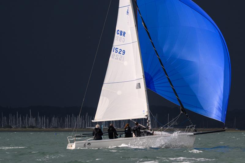 Apocalyptic conditions during an evening race in July at Lymington - photo © Jason Ludlow / www.jasonludlow.com