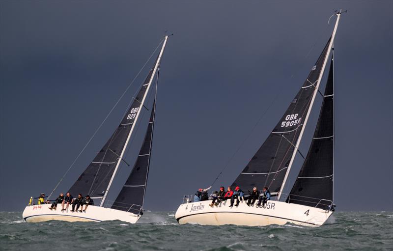 Apocalyptic conditions during an evening race in July at Lymington - photo © Jason Ludlow / www.jasonludlow.com