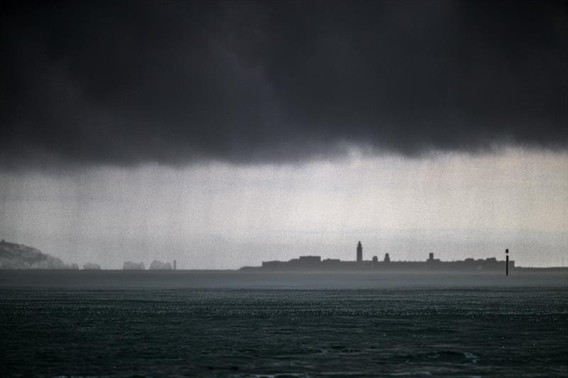 Apocalyptic conditions during an evening race in July at Lymington - photo © Jason Ludlow / www.jasonludlow.com