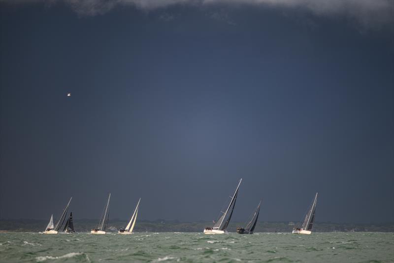 Apocalyptic conditions during an evening race in July at Lymington - photo © Jason Ludlow / www.jasonludlow.com