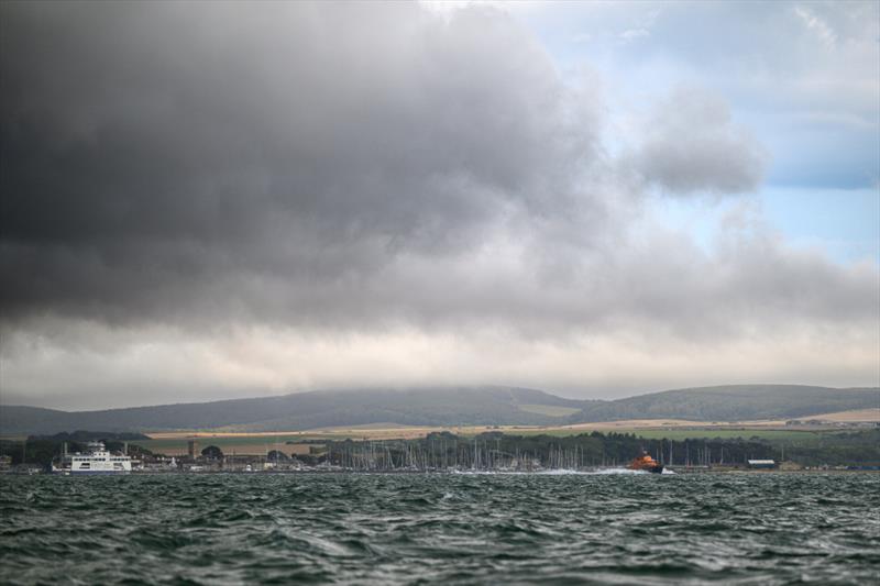 Apocalyptic conditions during an evening race in July at Lymington - photo © Jason Ludlow / www.jasonludlow.com