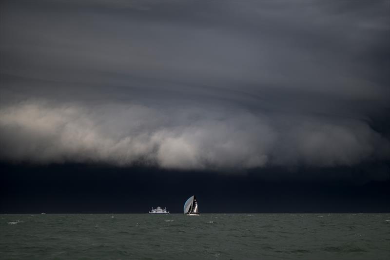 Apocalyptic conditions during an evening race in July at Lymington - photo © Jason Ludlow / www.jasonludlow.com