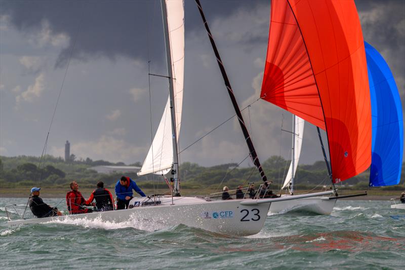 Apocalyptic conditions during an evening race in July at Lymington - photo © Jason Ludlow / www.jasonludlow.com