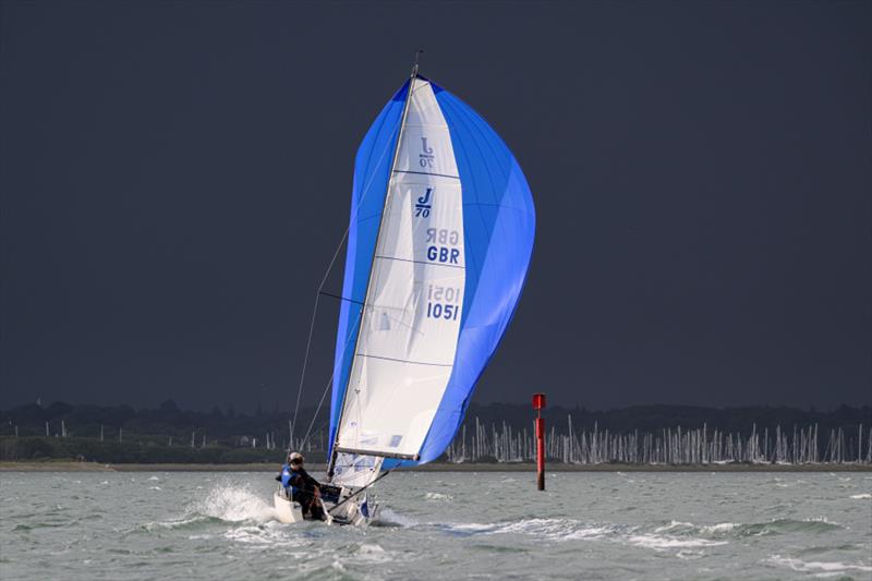 Apocalyptic conditions during an evening race in July at Lymington - photo © Jason Ludlow / www.jasonludlow.com