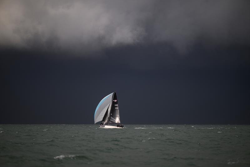 Apocalyptic conditions during an evening race in July at Lymington - photo © Jason Ludlow / www.jasonludlow.com