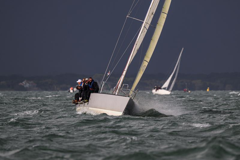 Apocalyptic conditions during an evening race in July at Lymington - photo © Jason Ludlow / www.jasonludlow.com