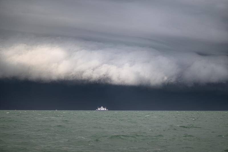 Apocalyptic conditions during an evening race in July at Lymington - photo © Jason Ludlow / www.jasonludlow.com