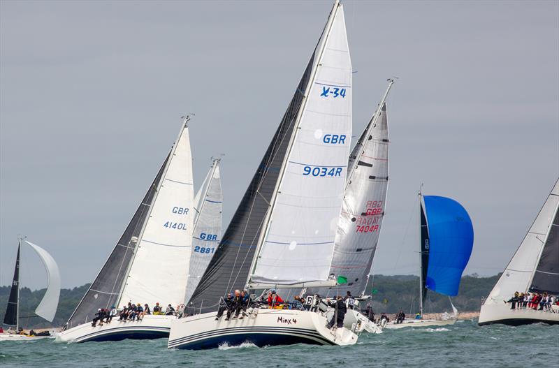 Performance Cruisers B fleet on Day 2 of Cowes Week 2025 - photo © Martin Augustus / www.sailingimages.co.uk