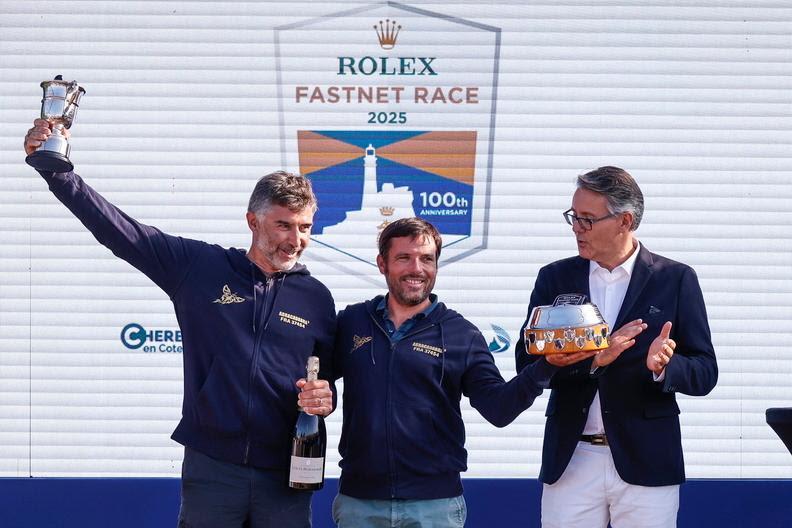 IRC Four victory for Alban Mesnil and Romain Gibon's Abracadabra 2 - centenary Rolex Fastnet Race - photo © Arthur Daniel / RORC