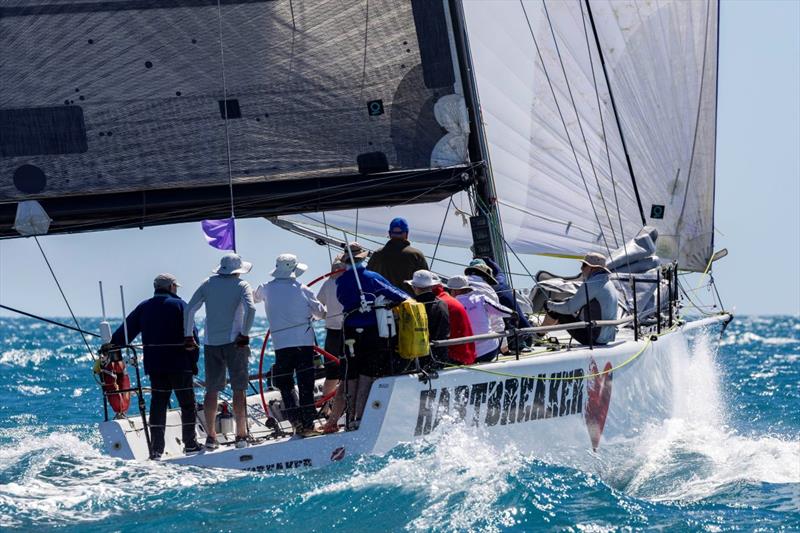 Tasmania's Hughie Lewis' Heartbreaker - Islands Distillery Airlie Beach Race Week photo copyright Andrea Francolini / ABRW taken at Whitsunday Sailing Club and featuring the IRC class