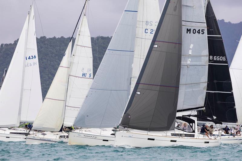 Non-Spinnaker start line - 74 Islands Distillery Airlie Beach Race Week photo copyright Andrea Francolini / ABRW taken at Whitsunday Sailing Club and featuring the IRC class