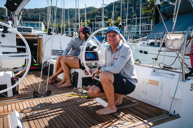 Mike Steel on his Boudica - SeaLink Magnetic Island Race Week photo copyright Revolution Production taken at Townsville Yacht Club and featuring the IRC class