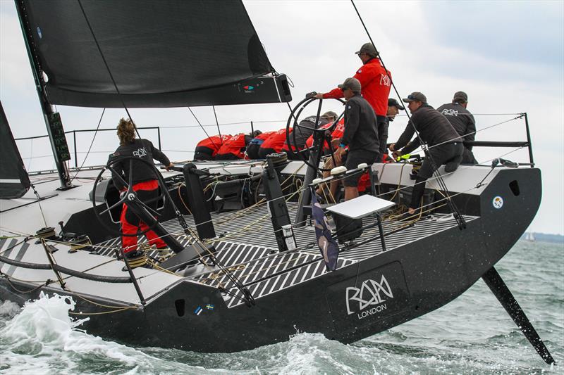 Ran AC1 (50fters) - Inshore racing - 2025 Admirals Cup - Cowes - July 2025 photo copyright Richard Gladwell - Sail-World.com/nz taken at Royal Ocean Racing Club and featuring the IRC class