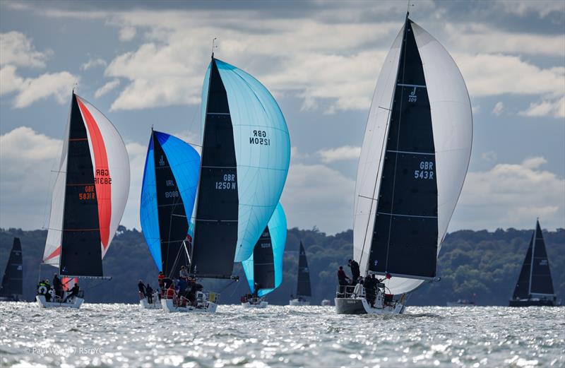 Karaboudjan and Elaine Again - September Regatta 2025 at Royal Southern Yacht Club photo copyright Paul Wyeth / RSrnYC taken at Royal Southern Yacht Club and featuring the IRC class