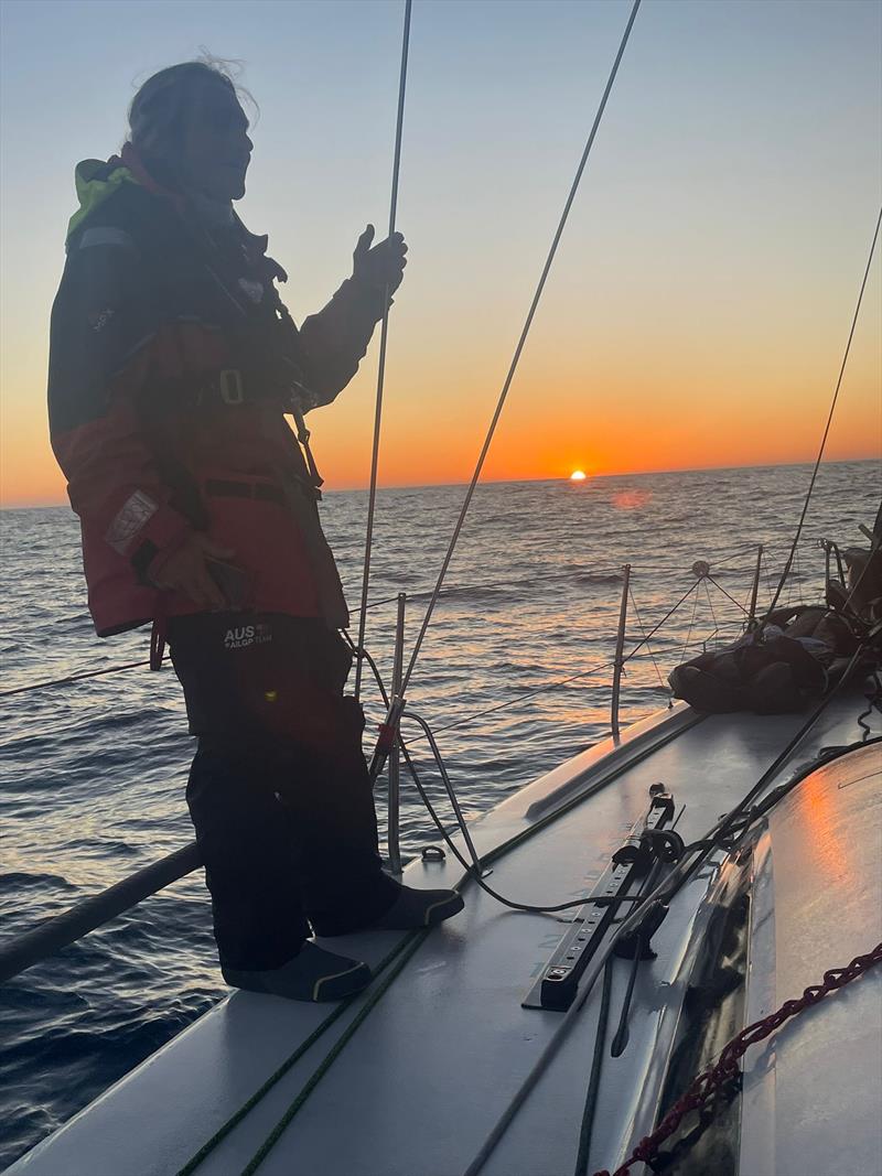 Beautiful sunrise from Frantic - Sydney to Auckland Ocean Race - photo © Frantic