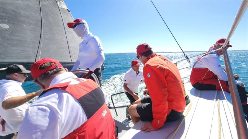 Lucky crew this morning - Sydney to Auckland Ocean Race - photo © Lukcy