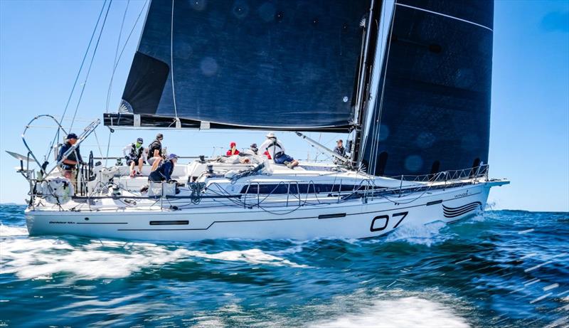 Wings had her share of harsh weather last night - Sydney to Auckland Ocean Race photo copyright Salty Dingo / S2A race taken at Royal Prince Alfred Yacht Club and featuring the IRC class