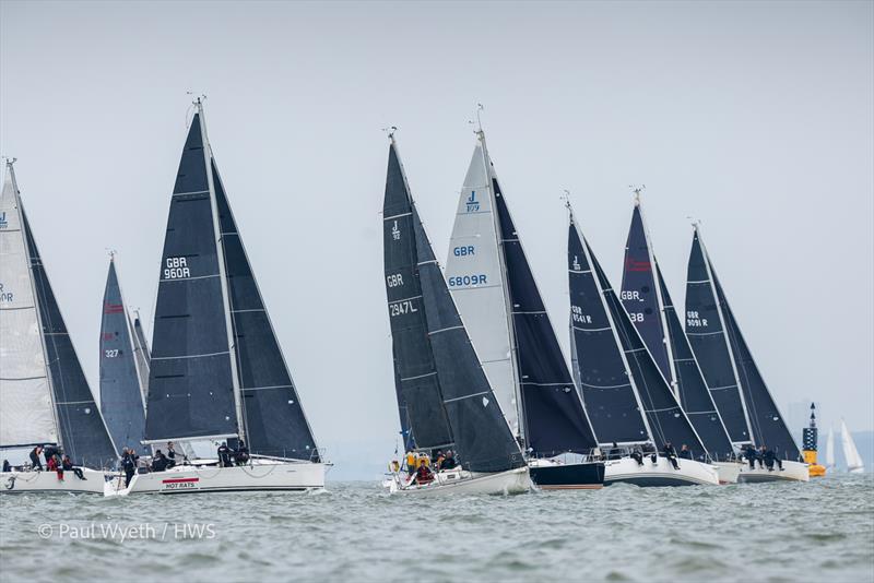 Hamble Winter Series 2025 Race Week 2 - IRC Two start photo copyright Paul Wyeth / HWS taken at Hamble River Sailing Club and featuring the IRC class