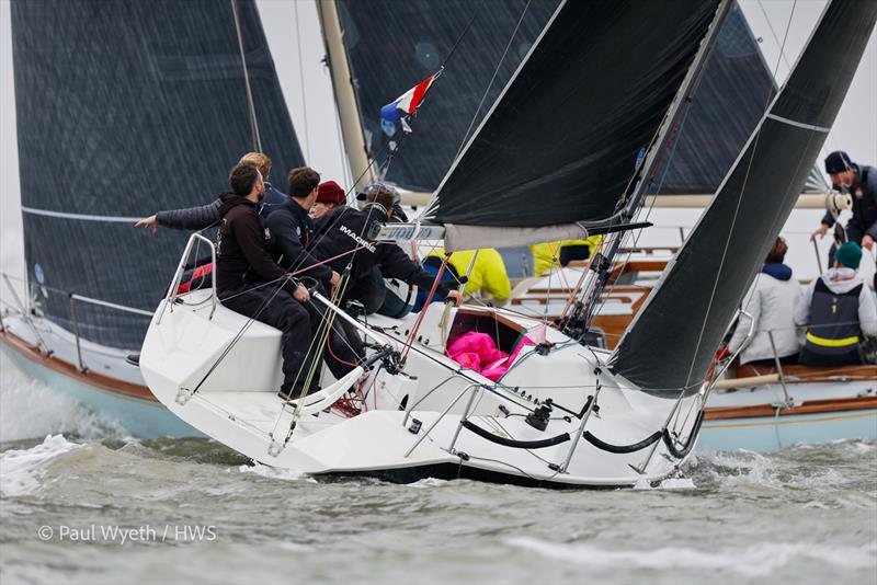 Hamble Winter Series 2025 Race Week 2 - Cartoon, FRA 9819 - photo © Paul Wyeth / HWS
