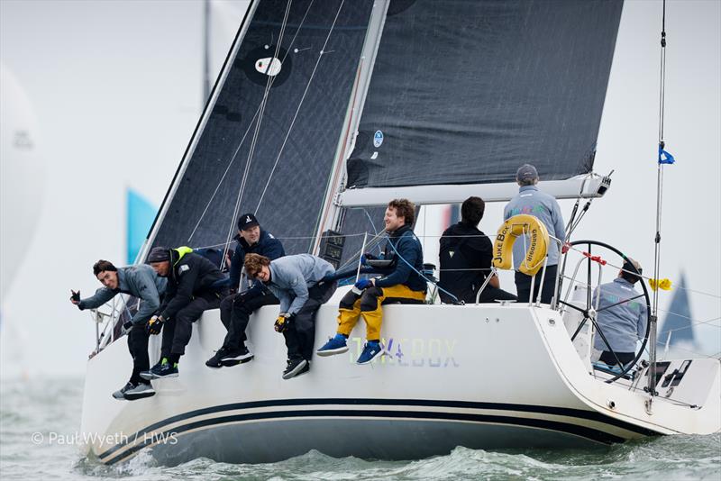 Hamble Winter Series 2025 Race Week 2 - Jukebox, GBR 9091 photo copyright Paul Wyeth / HWS taken at Hamble River Sailing Club and featuring the IRC class