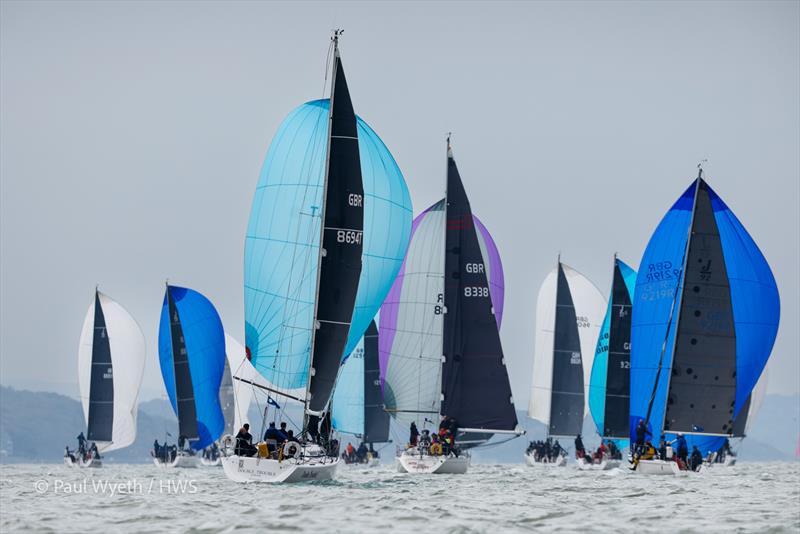 Hamble Winter Series 2025 Race Week 2 - Double Trouble, GBR 8694 - photo © Paul Wyeth / HWS