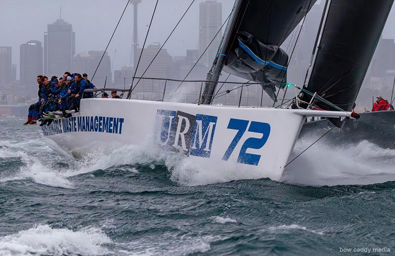 URM Group hammers down the harbour photo copyright Bow Caddy Media taken at Cruising Yacht Club of Australia and featuring the IRC class