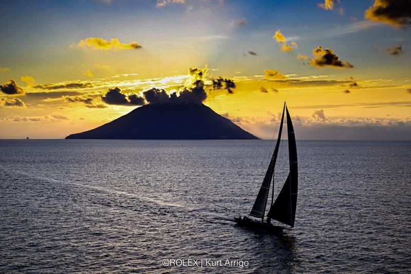 Black Jack 100 during the 46th Rolex Middle Sea Race photo copyright Kurt Arrigo / Rolex taken at Royal Malta Yacht Club and featuring the IRC class