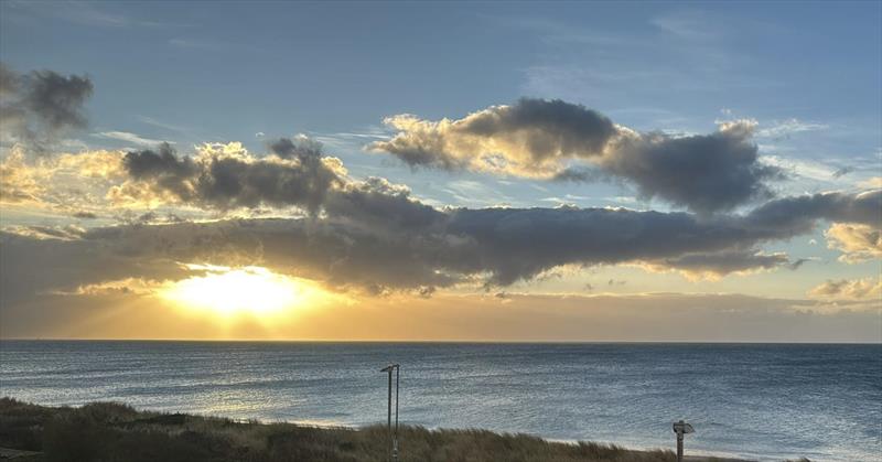 Pwllheli Autumn Challenge Series Finale - Gust lanes on the water and sun coming out photo copyright Peter Dunlop taken at Pwllheli Sailing Club and featuring the IRC class