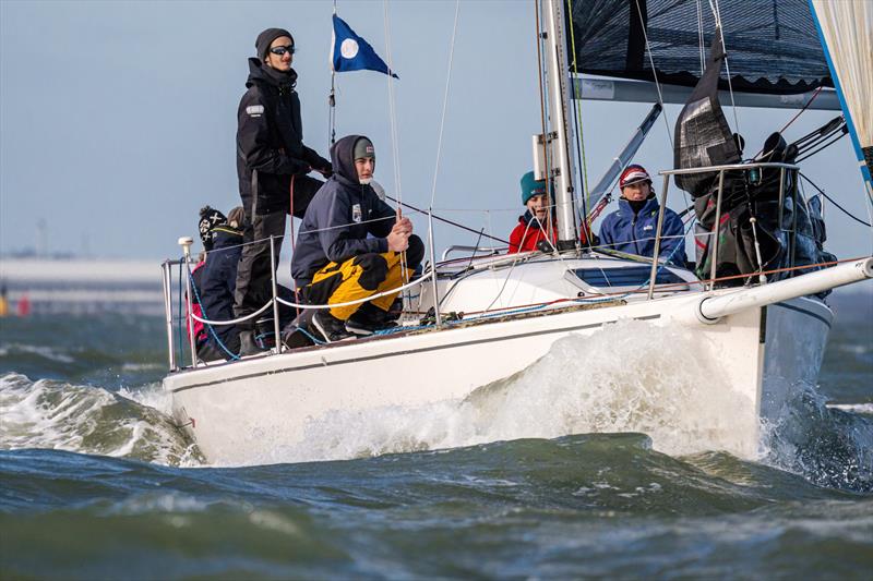 Hamble Winter Series 2025 Race Week 7 - photo © Martin Allen Photography