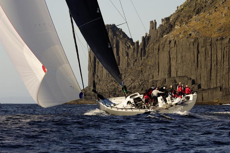 No Limit - Rounding Tasman Island - Day 4 - Rolex Sydney Hobart Race - December 29, 2025 - photo © CYCA | Andrea Francolini