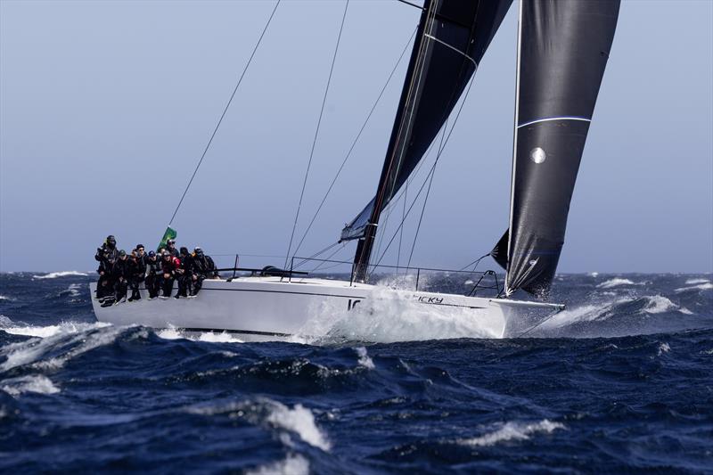 Sticky (AUS) - Rounding Tasman Island - Rolex Sydney Hobart Race - December 29, 2025 - photo © Andrea Francolini