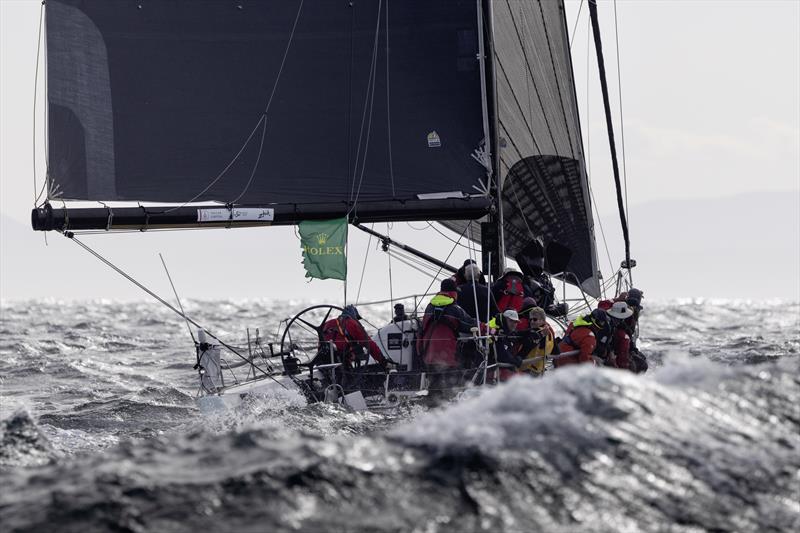 Frantic (GBR) - Rounding Tasman Island - Rolex Sydney Hobart Race - December 29, 2025 - photo © Andrea Francolini