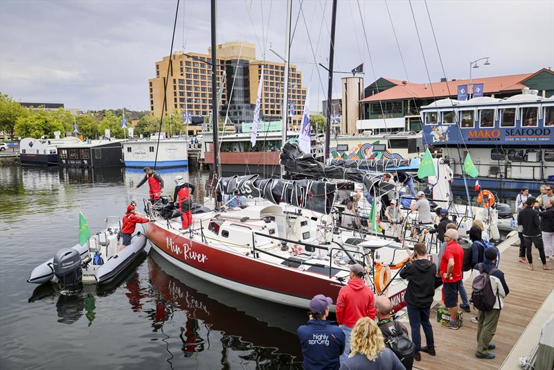 Min River (AUS) - JPK 1030 - Jiang Lin and Alexis Loison - Rolex Sydney Hobart Race - December 30, 2025 photo copyright Salty Dingo taken at Cruising Yacht Club of Australia and featuring the IRC class