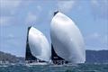 Bushranger chasing down Kukukerchu in 2024 - Pantaenius Pittwater Regatta