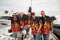 Ignition crew with sponsors from HitzFM ahead of the Brisbane to Bundaberg Offshore Yacht Race &copy; Nic Douglass for @sailorgirlHQ