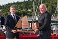 Cork Week 2026 - Niall McPhillips' Guapa receiving the Hugh Loane Trophy &copy; Rick Tomlinson / RCYC